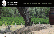 Tablet Screenshot of justred.com.au